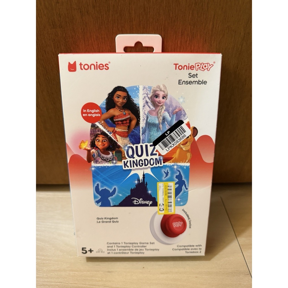 ToniePlay Set Tonies Disney Quiz Kingdom Game and Controller NEW UNOPENED BOX